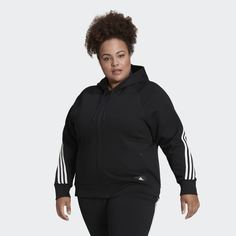 Толстовка adidas Sportswear Future Icons 3-Stripes (Plus Size)