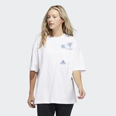 Футболка Floral Pocket adidas Sportswear