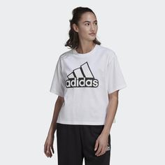 Футболка Essentials Logo Boxy adidas Sportswear