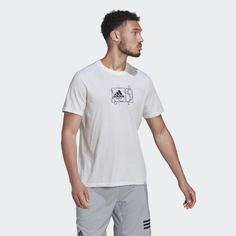Футболка для тенниса Golden Cut Graphic adidas Performance
