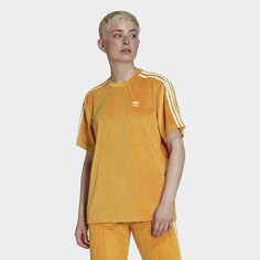 Свободная футболка Adicolor Classics Corded Velour adidas Originals