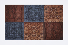 Коврик придверный Плитка Hoff