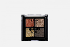 Палетка кремовых глиттеров для лица и тела "glitter goals cream quad palette", оттенок 02, сияющий финиш, 4 г NYX Professional Makeup