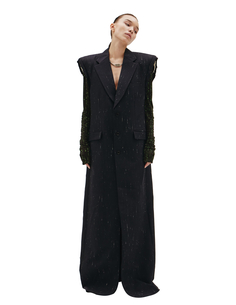 Длинный пиджак без рукавов Vetements