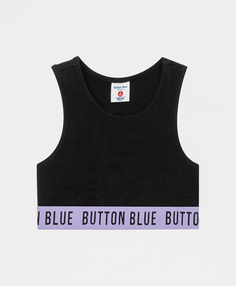 Укороченный топ Button Blue