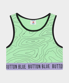 Укороченный топ Button Blue