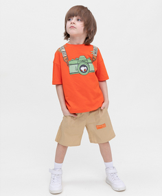 Шорты бежевые Button Blue