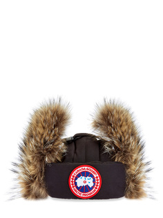 Шапка-трансформер из нейлона с мехом койота Canada Goose