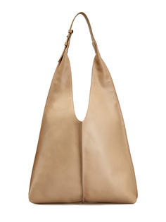 Объемная сумка-тоут из мягкой кожи с ювелирной цепочкой Мониль Brunello Cucinelli