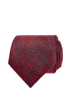 Шелковый галстук ручной работы с 3D-эффектом Canali