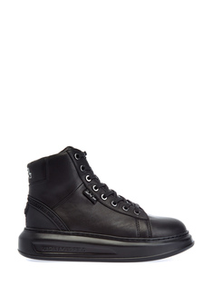 Высокие кеды Kapri Kounter Ikon из кожи с логотипом Karl Lagerfeld