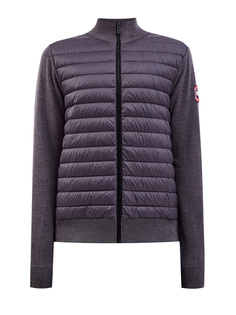 Утепленный кардиган HyBridge из шерсти и нейлона Canada Goose