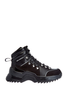 Комбинированные ботинки Quest Cross Lace Karl Lagerfeld