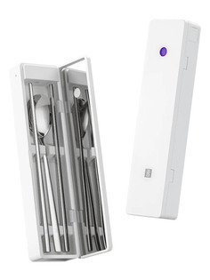 Переносной дезинфектор для столовых приборов Xiaomi Huo Hou Portable Fiatware Set With UVC Disinfectant Case HU0124