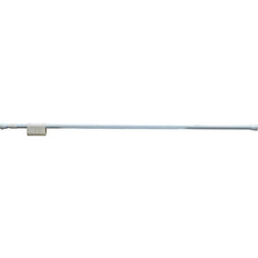 Карниз для ванной Fora алюминиевый белый 125-230см