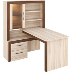 Стол угловой МЭРДЭС СтУ-160 КШ ЛЕВ карамель/шамони Merdes