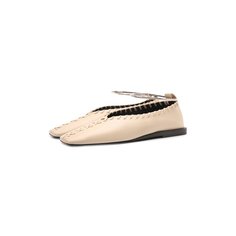 Кожаные балетки Ballerina Jil Sander