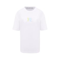 Хлопковая футболка Denim X Alexander Wang