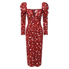 Хлопковое платье Carolina Herrera