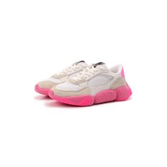 Комбинированные кроссовки Bubbleback Valentino