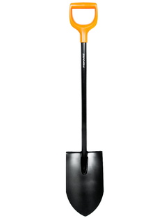 Лопата штыковая Fiskars Solid 1026684 с черенком