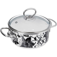 Кастрюля VITROSS Tango 1.5л белый/черный (1SB165S)