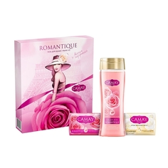 Подарочный набор Camay Romantique Гель для душа 250 мл + Мыло туалетное 85 г х 2 шт