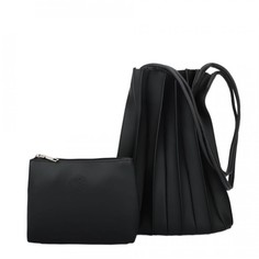 Сумка с косметичкой женская OrsOro OMS-0178 черная