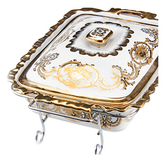 Мармит LORAINE 2,5 л 3 пр. со свечкой LR 26541