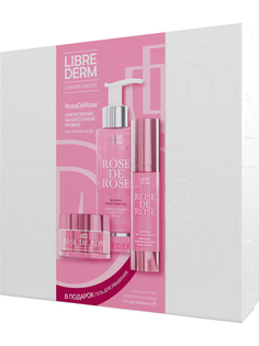 Подарочный набор «Омоложение на клеточном уровне» LIBREDERM ROSE DE ROSE/ РОЗ ДЕ РОЗ
