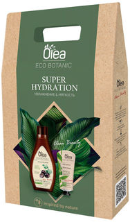 Подарочный набор Olea Eco botanic super hydration Гель для душа 300мл + Крем для рук 50мл Cotton Club