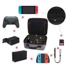 Сумка для аксессуаров и консоли OIVO Серый (IV-SW052) (Switch)