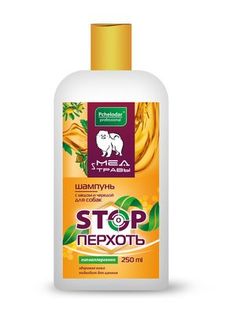 Шампунь для собак Pchelodar Мед и травы, мед и череда, 250 мл Пчелодар