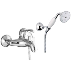 Смеситель для ванной с душем WEBERT Aurora AU850101015 хром