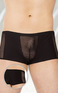 Шорты мужские с сеткой SoftLine Collection, черный, XL