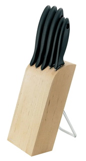 Набор ножей в блоке Fiskars Essential 1023782, 5 шт