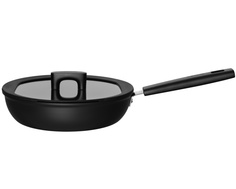 Сотейник с крышкой Fiskars Hard Face Optiheat 1052238 26 см