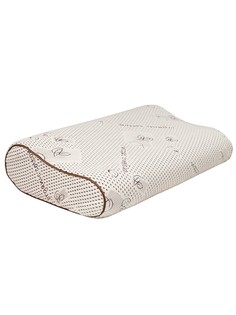Подушка анатомическая Ambesonne с подшейными валиками и эффектом памяти Memory Foam