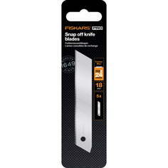 Лезвие Fiskars CarbonMax 18мм лезв.5шт серебристый (1027232)