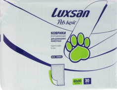 Пеленки одноразовые Luxsan Basic Normal 60х90 см, 30 шт.