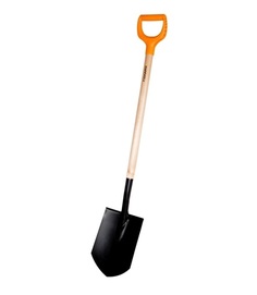 Лопата штыковая Fiskars с черенком