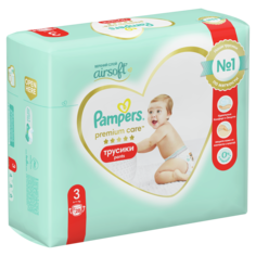 Трусики Pampers Premium Care унисекс р 3 (6-11 кг) 28 шт