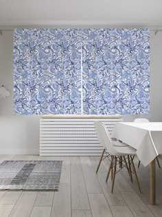 Классические шторы JoyArty "Королевская весна", серия Oxford DeLux, 2 полотна 145x180 см