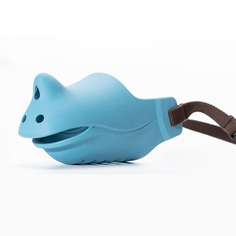 Намордник для собак Petsy, Носорог, Голубой 16 см