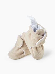 Пинетки Happy Baby из мягкого флиса 88104 light beige р.12