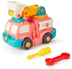 Игрушечная машинка Happy Baby грузовик конструктор Young mechanic (red)