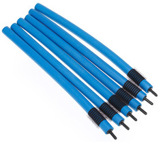 Бигуди-бумеранги Dewal Beauty, 14x240 мм, 6 штук, синие