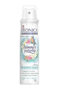 Дезодорант-антиперспирант аэрозоль для тела Deonica Summer Paradise женский 150 мл