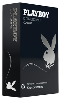 Презервативы Playboy латексные Classic 6 шт.