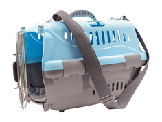 Контейнер для собаки ZooExpress 36x55x34см голубой